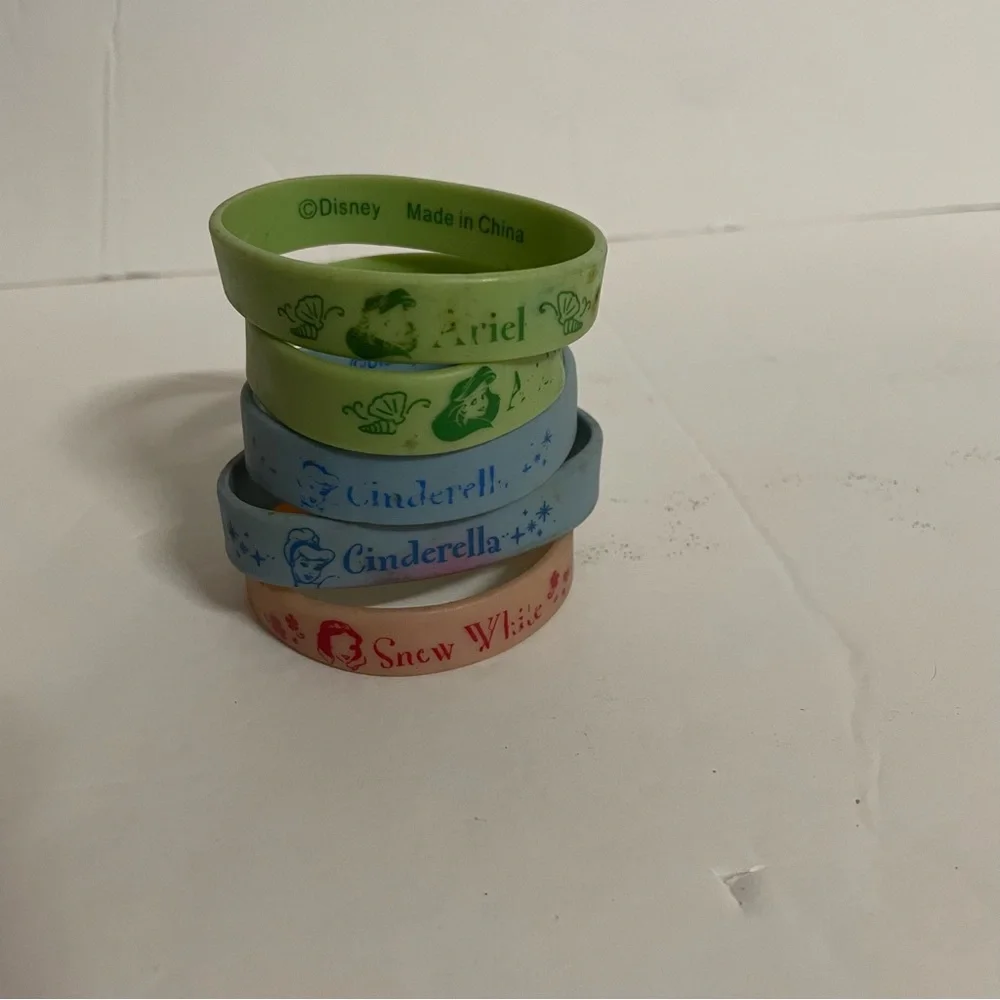 5 Set Colorful Disney Princess Kids Bracelets